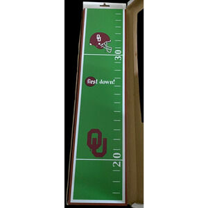 OU Oklahoma Sooners Baby Toddler Child Growth Chart Wood Wall Hang Mount Fanatic